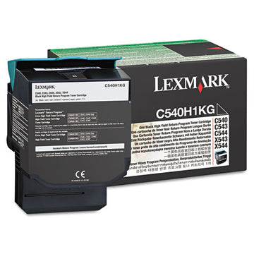 Lexmark™ C540a1kg Return Program Toner, 1,000 Page-yield, Black freeshipping - TVN Wholesale